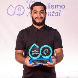 Brian Sthefano vencedor do 2º Prêmio Jornalismo Ambiental